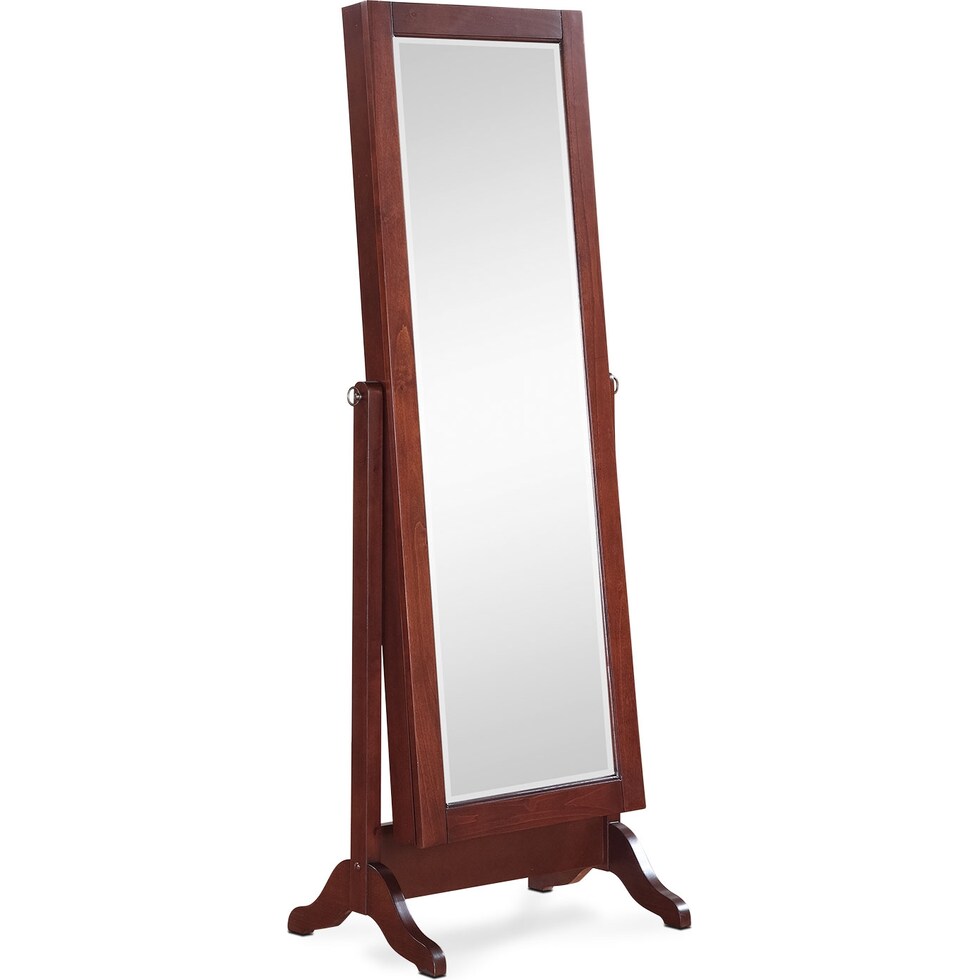loren dark brown mirror   