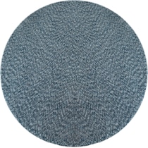 lorena blue area rug  round   