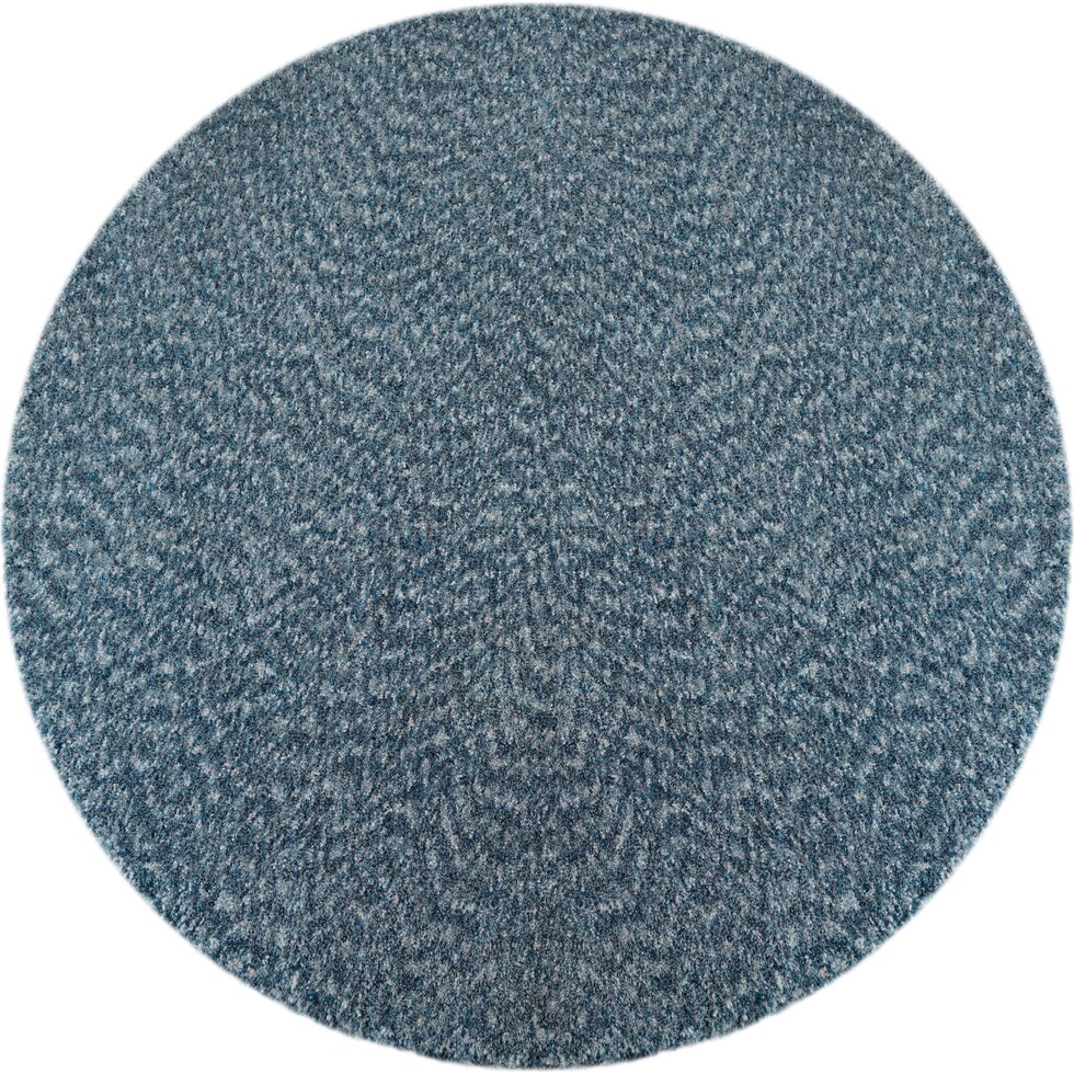 lorena blue area rug  round   