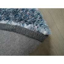 lorena blue area rug  round   