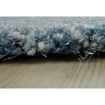 lorena blue area rug  round   