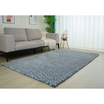 lorena blue area rug  x    
