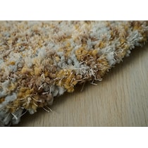 lorena yellow area rug  round   