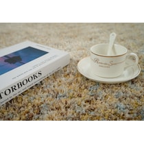 lorena yellow area rug  round   