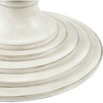 lorenzo walnut cream dining table   