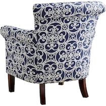 loretta blue accent chair   