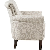 loretta neutral accent chair   