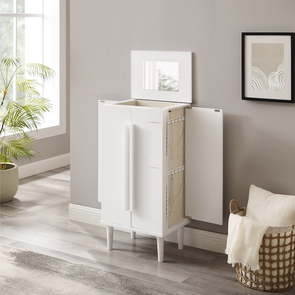 lorilynn white armoire   
