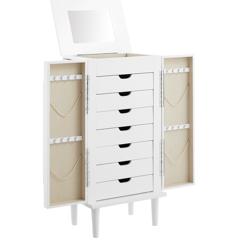 lorilynn white armoire   