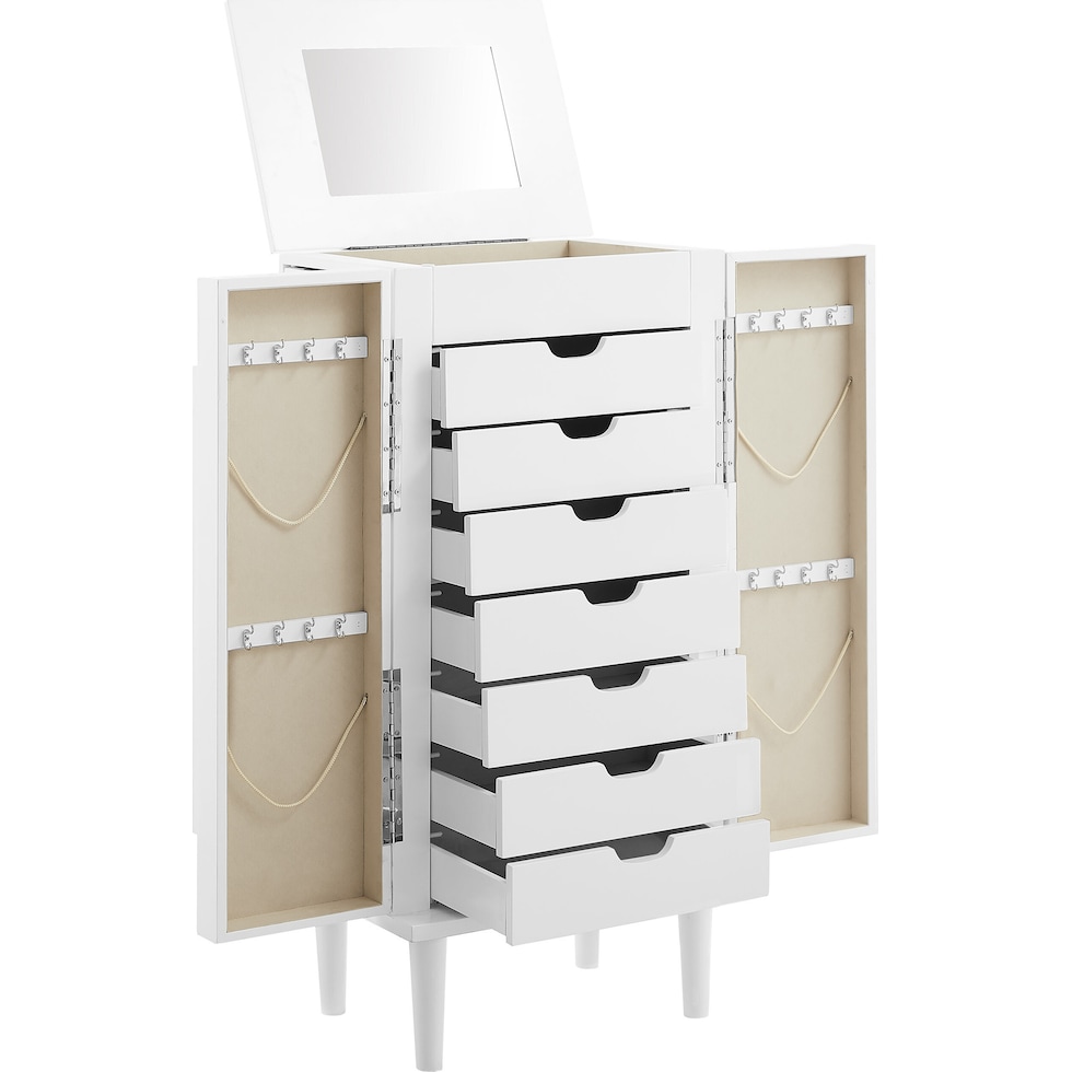 lorilynn white armoire   