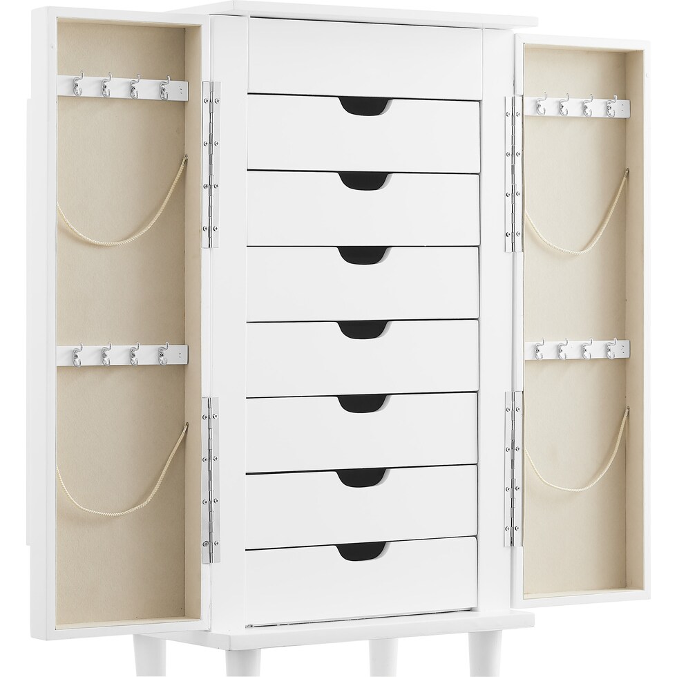 lorilynn white armoire   
