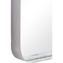 lottie silver mirror   