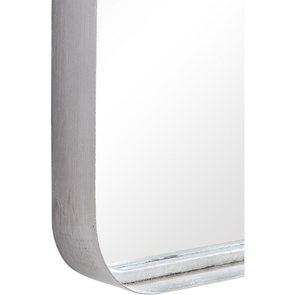 lottie silver mirror   
