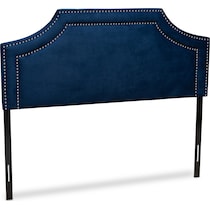 louie blue queen headboard   