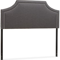 louie gray full headboard   