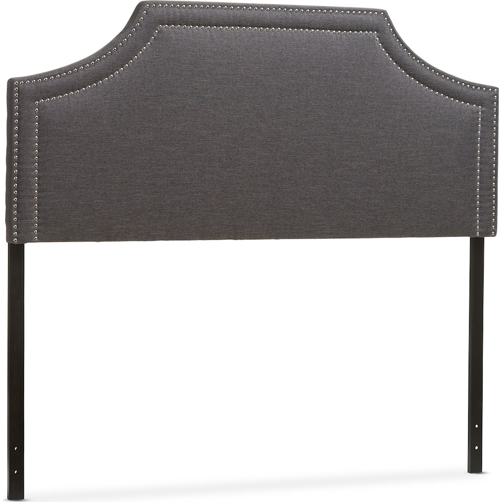 louie gray full headboard   