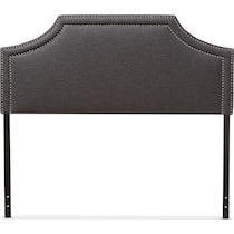 louie gray full headboard   