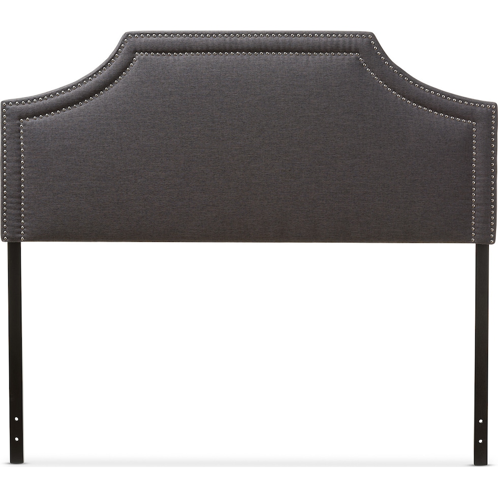 louie gray full headboard   