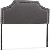 louie gray queen headboard   