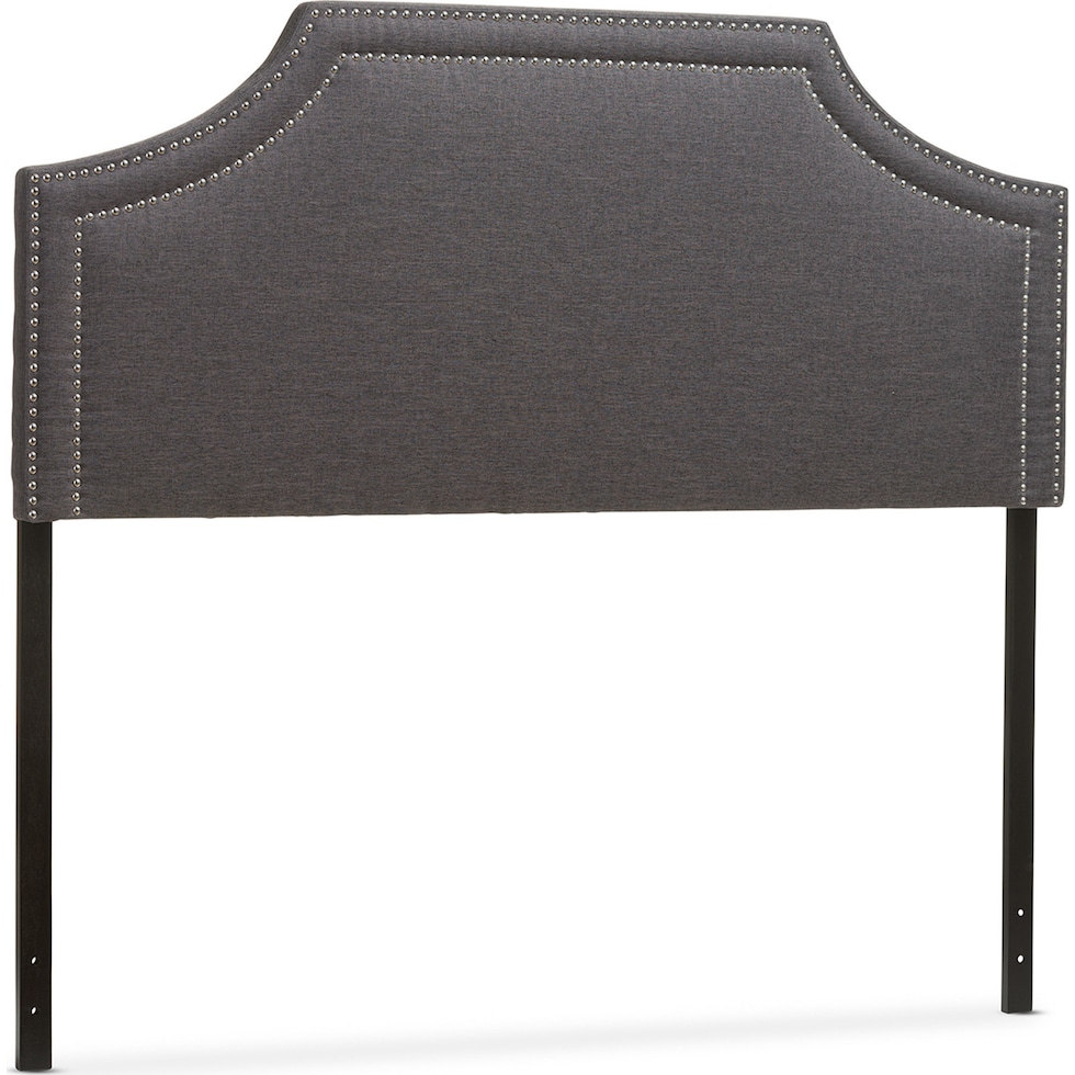 louie gray queen headboard   