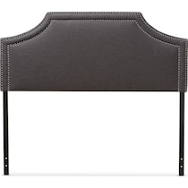 louie gray queen headboard   