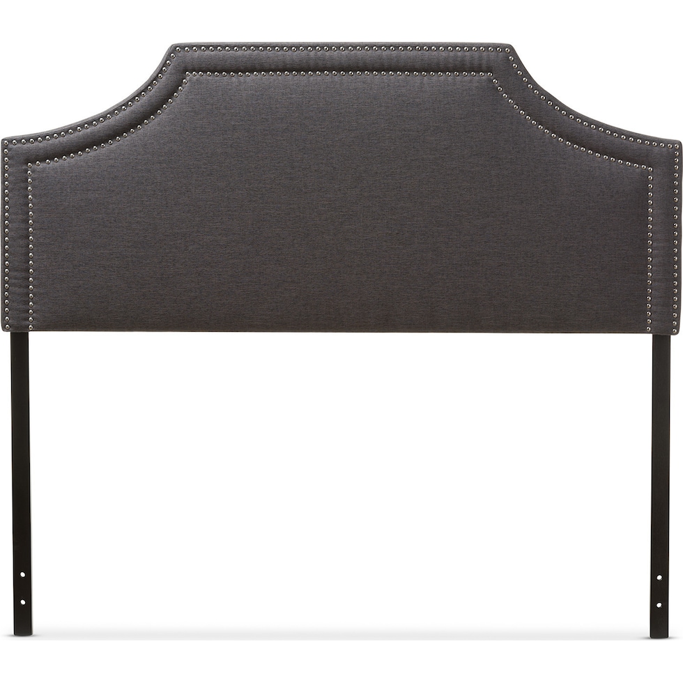 louie gray queen headboard   