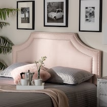 louie pink full headboard   