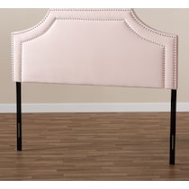 louie pink full headboard   
