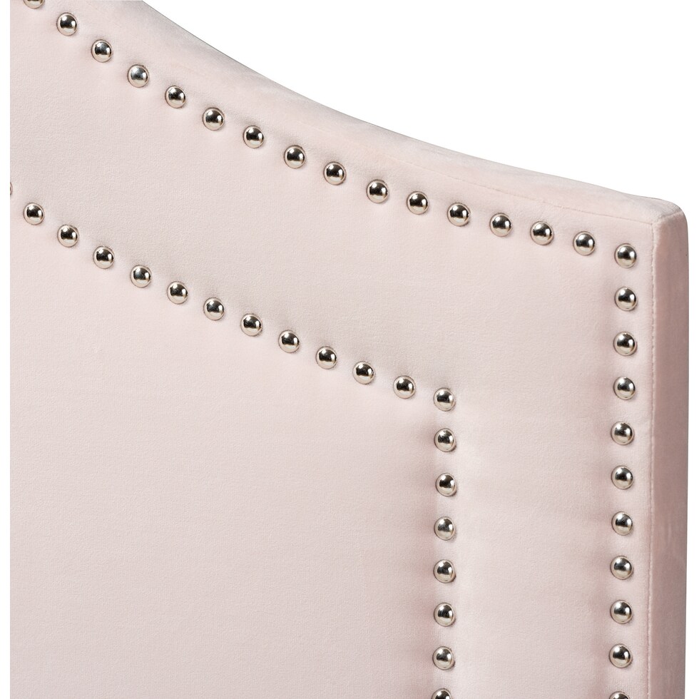 louie pink full headboard   