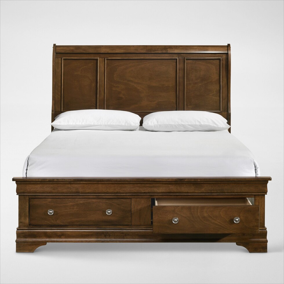 louis bedroom light brown  pc king bedroom   