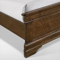 louis bedroom light brown king bed   