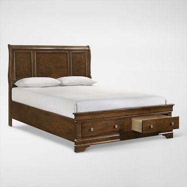 Louis Storage Bed - Queen