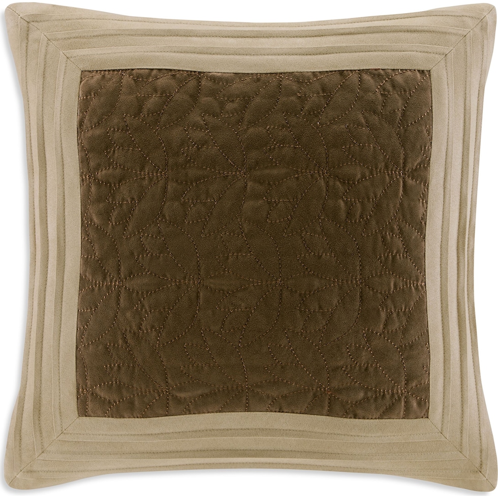louise light brown full bedding set   