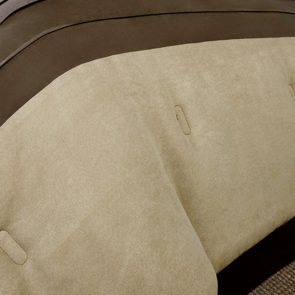 louise light brown full bedding set   