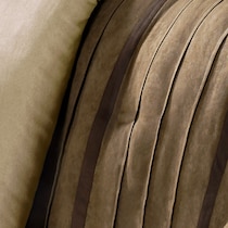 louise light brown full bedding set   