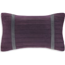 louise purple king bedding set   