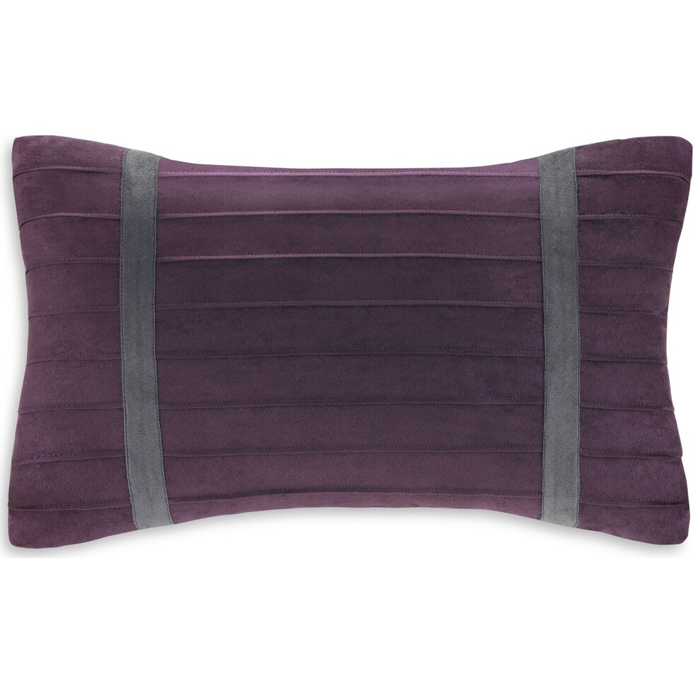 louise purple king bedding set   