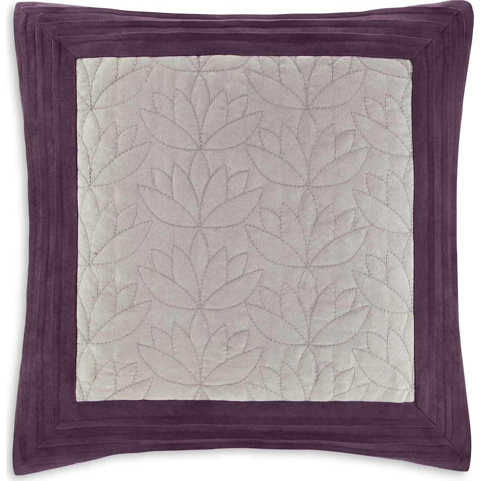 louise purple king bedding set   