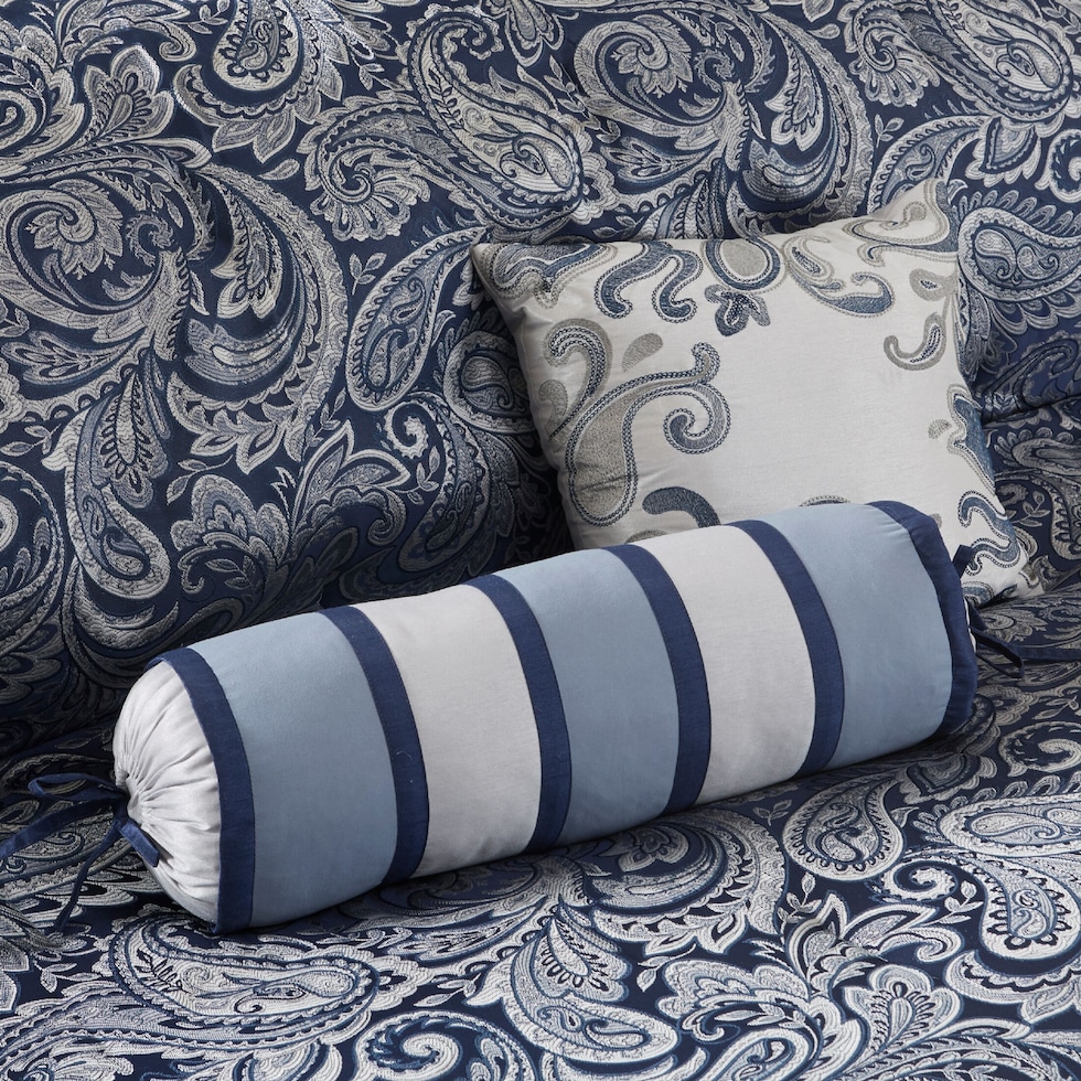 louisiana blue california king bedding set   