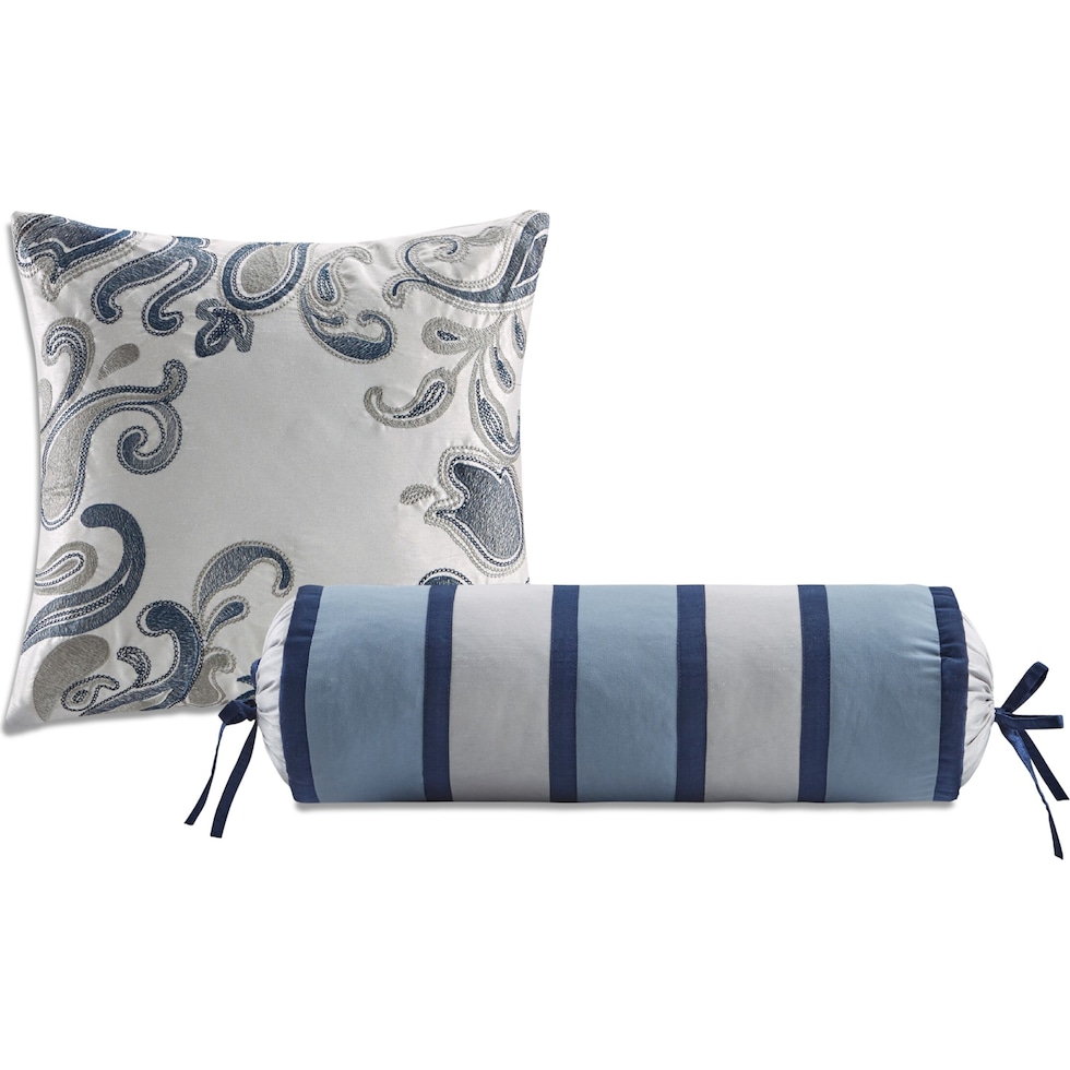 louisiana blue full queen bedding set   