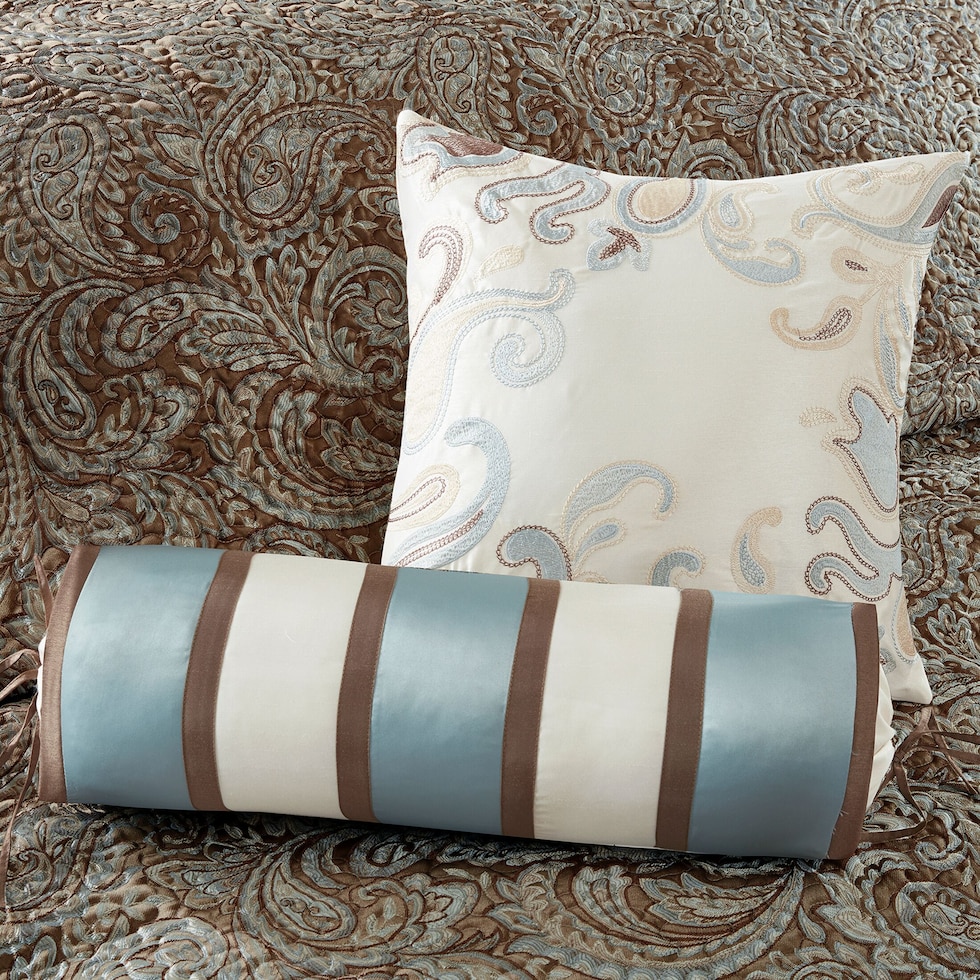 louisiana blue full queen bedding set   