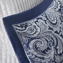 louisiana blue king bedding set   