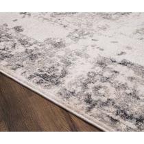 lovage white gray area rug  x    