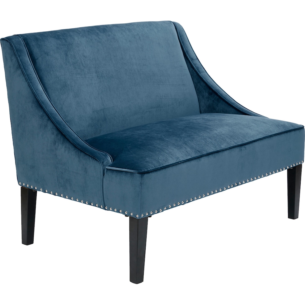 lovell blue settee   