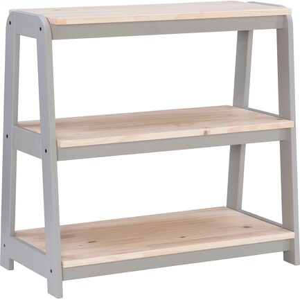 Lowell Small Bookcase - Natural/Gray