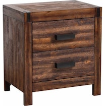 luan dark brown nightstand   