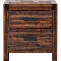 luan dark brown nightstand   