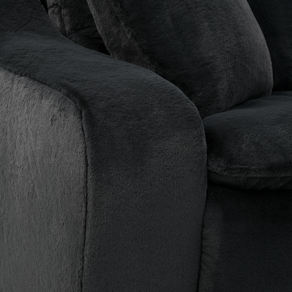 luca reclining blue loveseat   