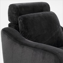 luca reclining blue recliner   