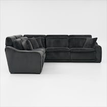 luca reclining blue sectional   